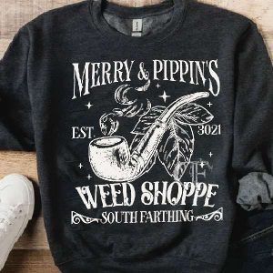 LOTR- Merry and Pippin Weed Shoppe Sweatshirt