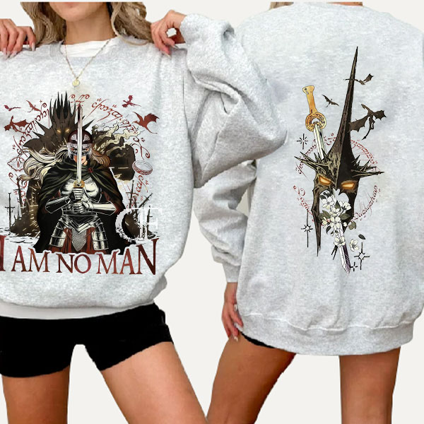 LOTR- Eowyn I Am No Man ver 2 Sweatshirt