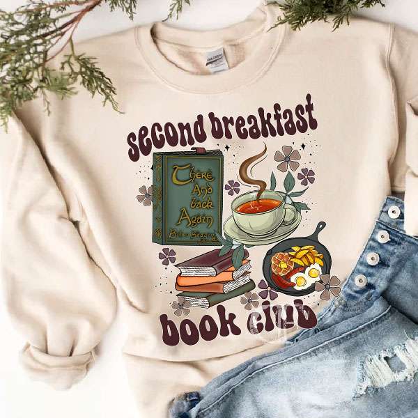 LOTR- The Second Breakfast Book Sweatshirt