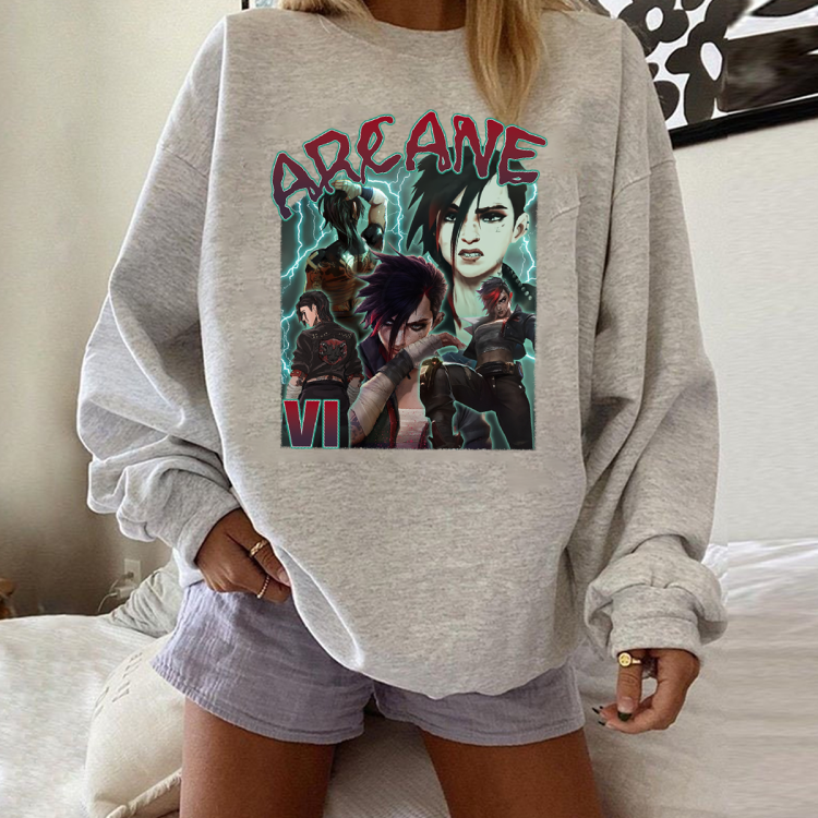 Vi arcane new hair T-shirt Sweatshirt Hoodies