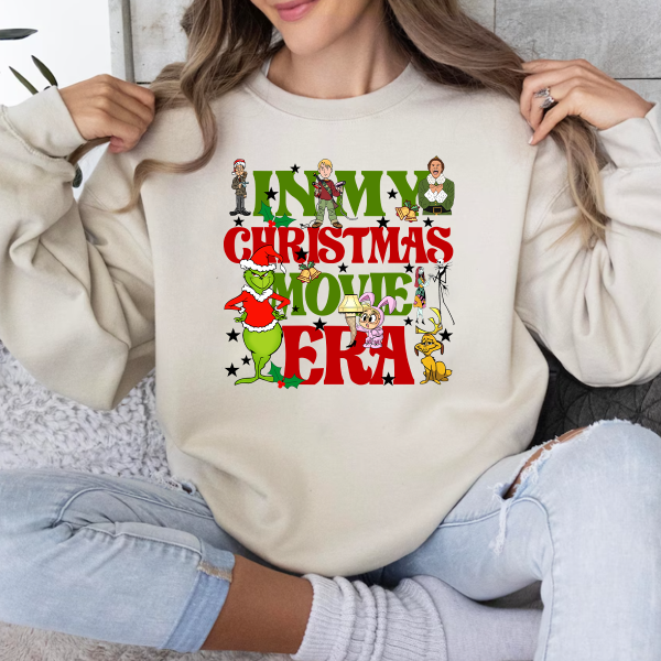 In my Christmas movie era T-shirt Sweatshirt Hoodies