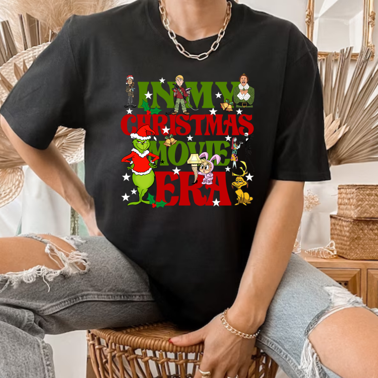 In my Christmas movie era T-shirt Sweatshirt Hoodies