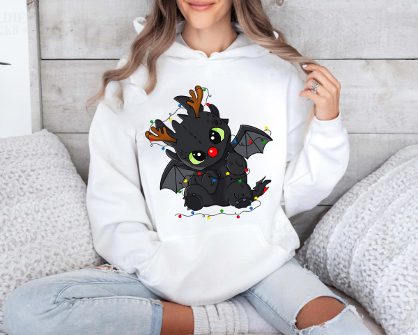 Toothless 3 Xmas Unisex Tshirt, Sweetshirt, Hoodie (Copy)