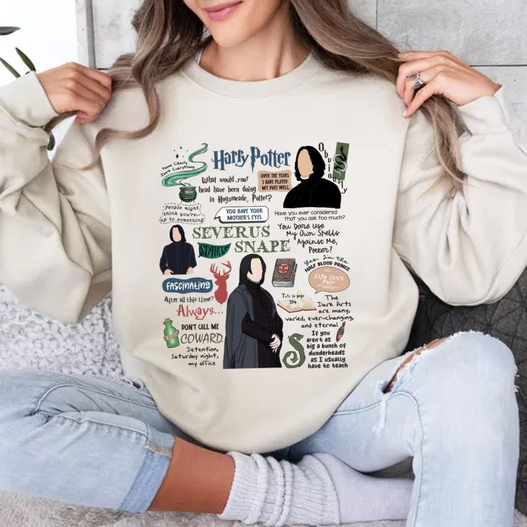 Harry Potter Severus Snape Tshirt Sweatshirt Hoodies