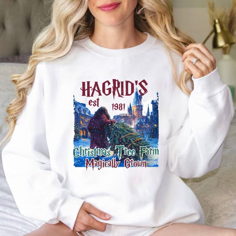 Harry Potter Hagrid Christmas Tree Tshirt Sweatshirt Hoodies