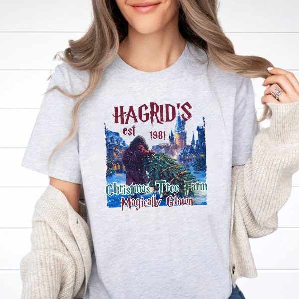 Harry Potter Hagrid Christmas Tree Tshirt Sweatshirt Hoodies