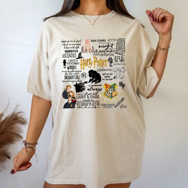 Harry Potter All Quotes Tshirt Sweatshirt Hoodies