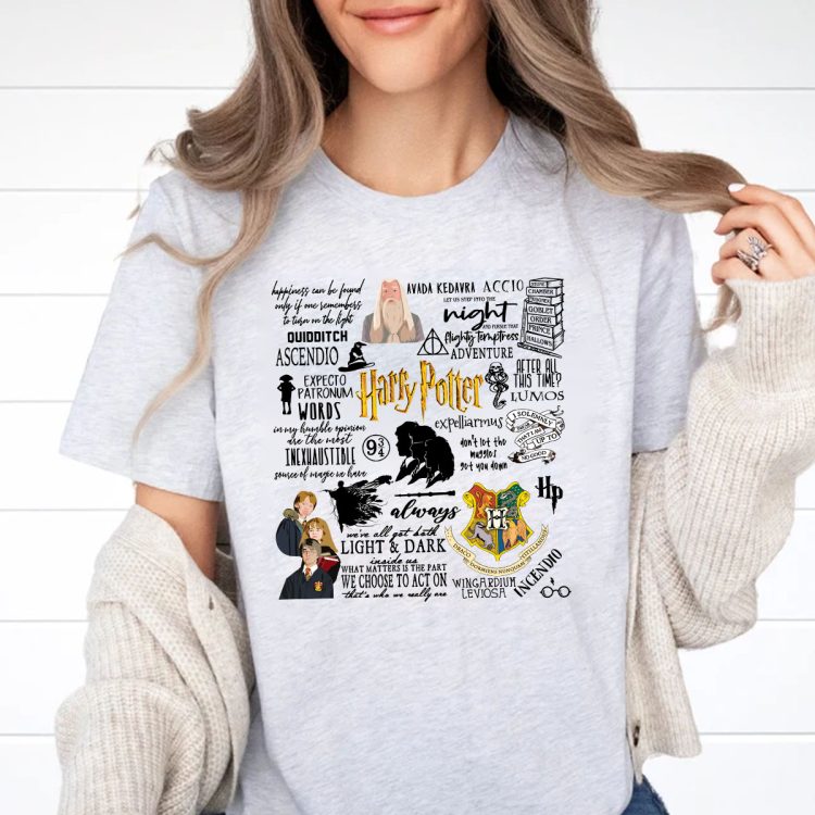 Harry Potter All Quotes Tshirt Sweatshirt Hoodies