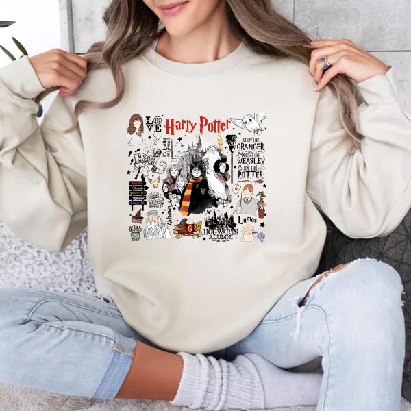 Harry Potter Hogwarts Quotes Tshirt Sweatshirt Hoodies