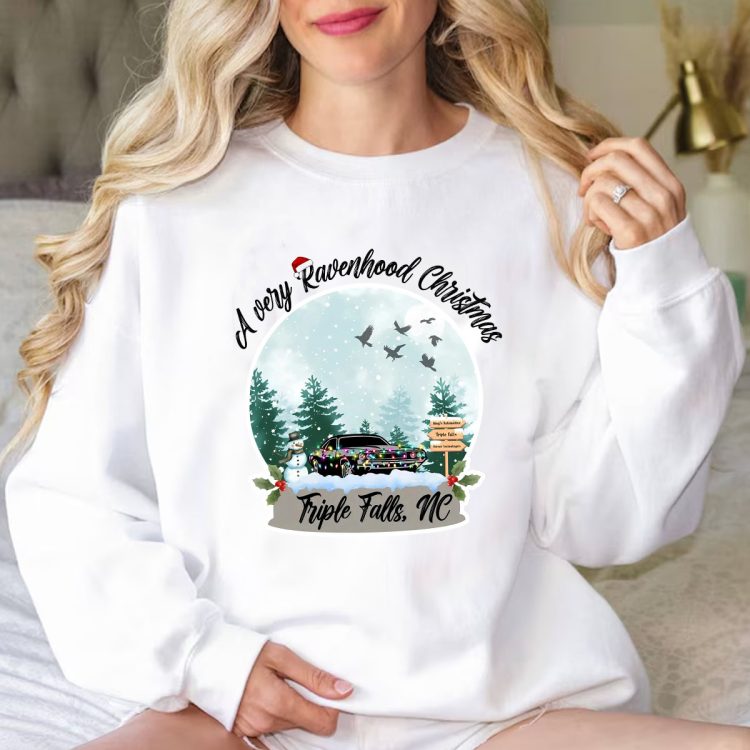 The Ravenhood Christmas Tshirt Sweatshirt Hoodies