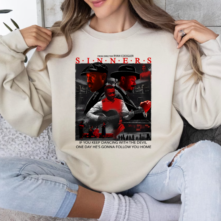 Sinners bootleg horror movie vintage T-shirt Sweatshirt Hoodies