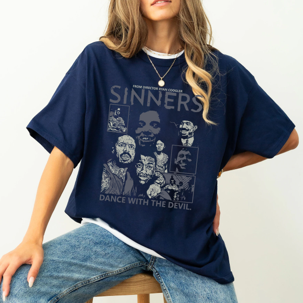Sinners 2025 horror movie T-shirt Sweatshirt Hoodies