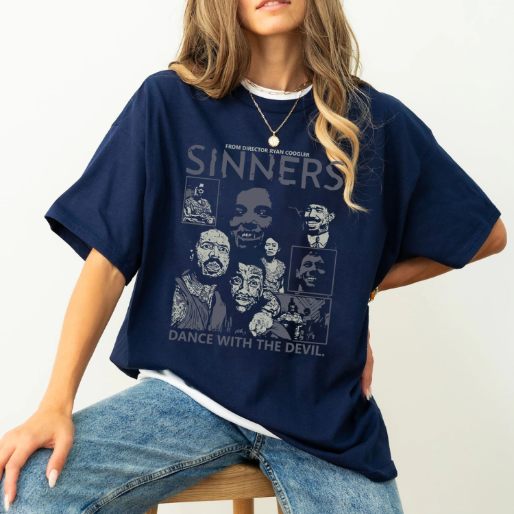 Sinners 2025 horror movie T-shirt Sweatshirt Hoodies