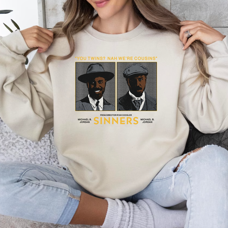 Sinners Stack and Smoke twin horror movie T-shirt Sweatshirt Hoodies