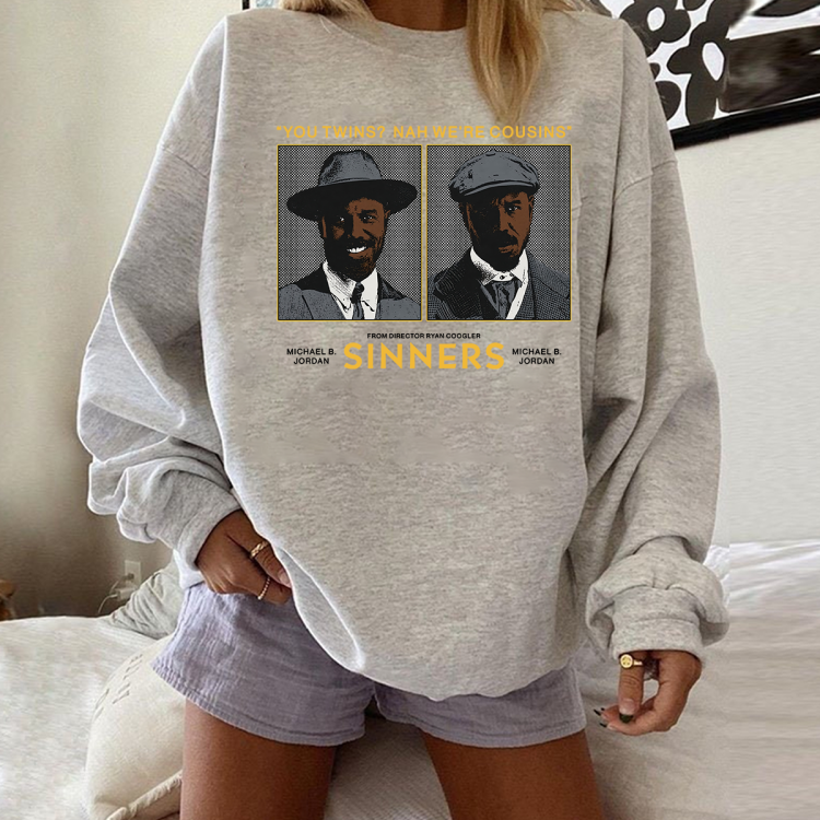 Sinners Stack and Smoke twin horror movie T-shirt Sweatshirt Hoodies